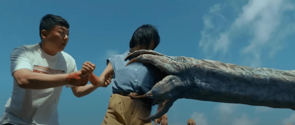 A barnacle's toothy appendage grabs a victim!