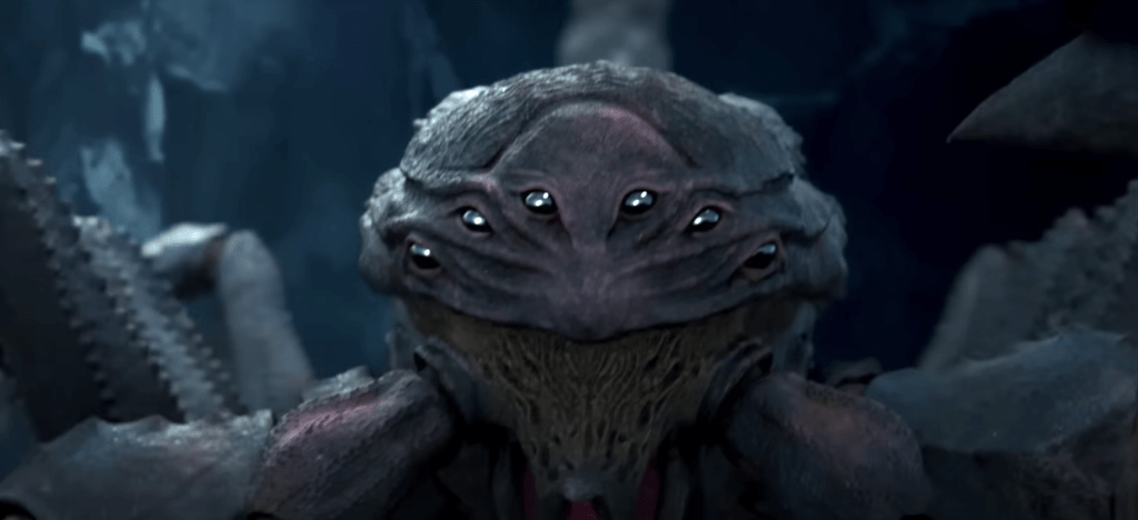 A monstrous mug shot...