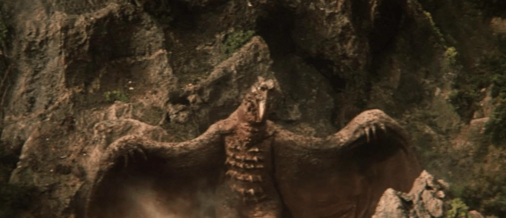 Rodan chillin' on Monsterland