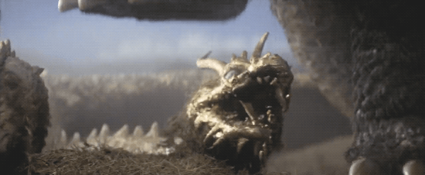 Don't mess with Godzilla, buddy!