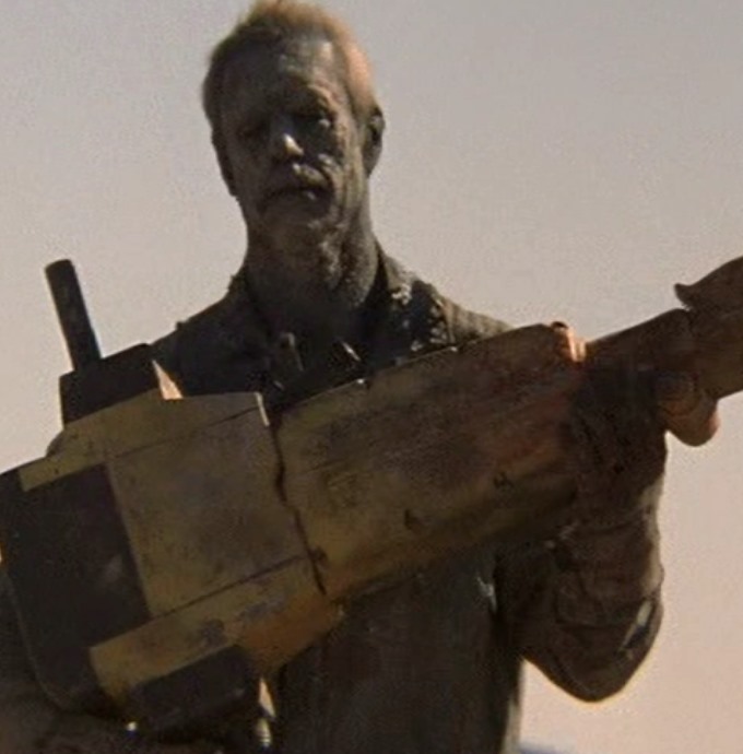 This one's armed with a jackhammer!