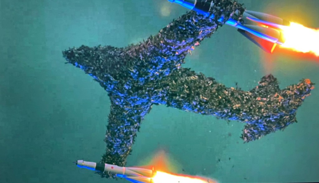 Yes, this plane is made from hundreds and hundreds of living corpses!