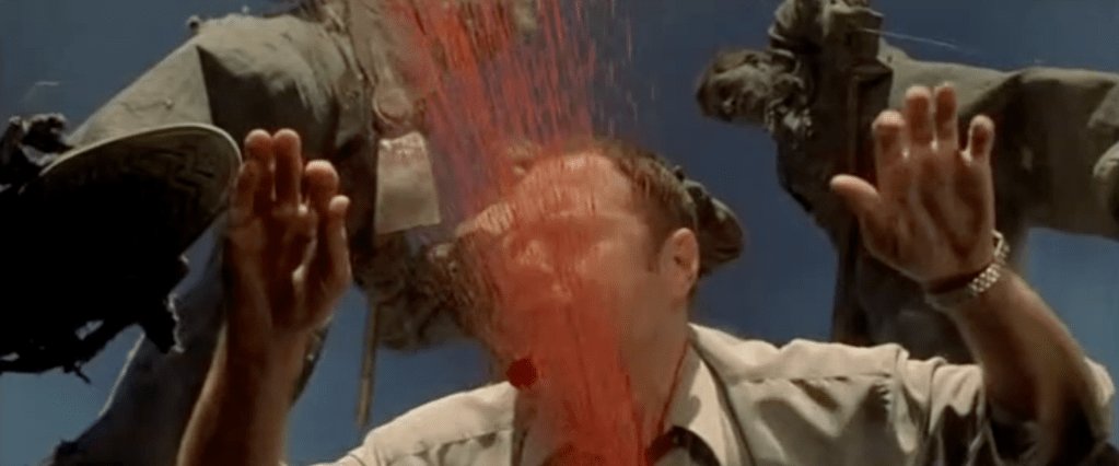 A dude gets drilled!