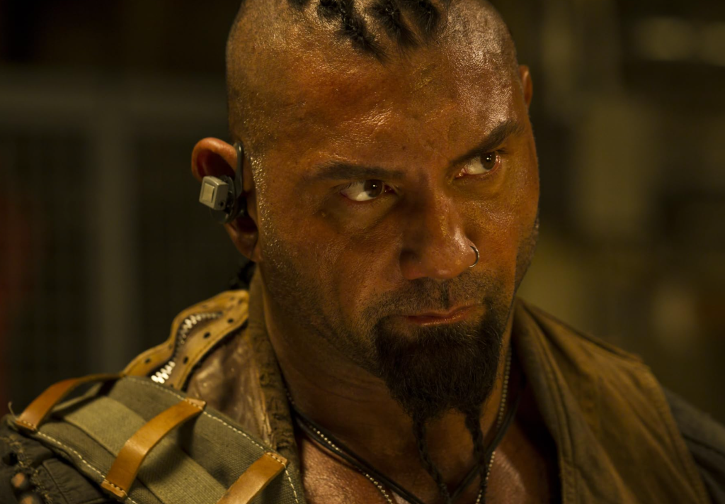 Dave Bautista is one of the space mercs