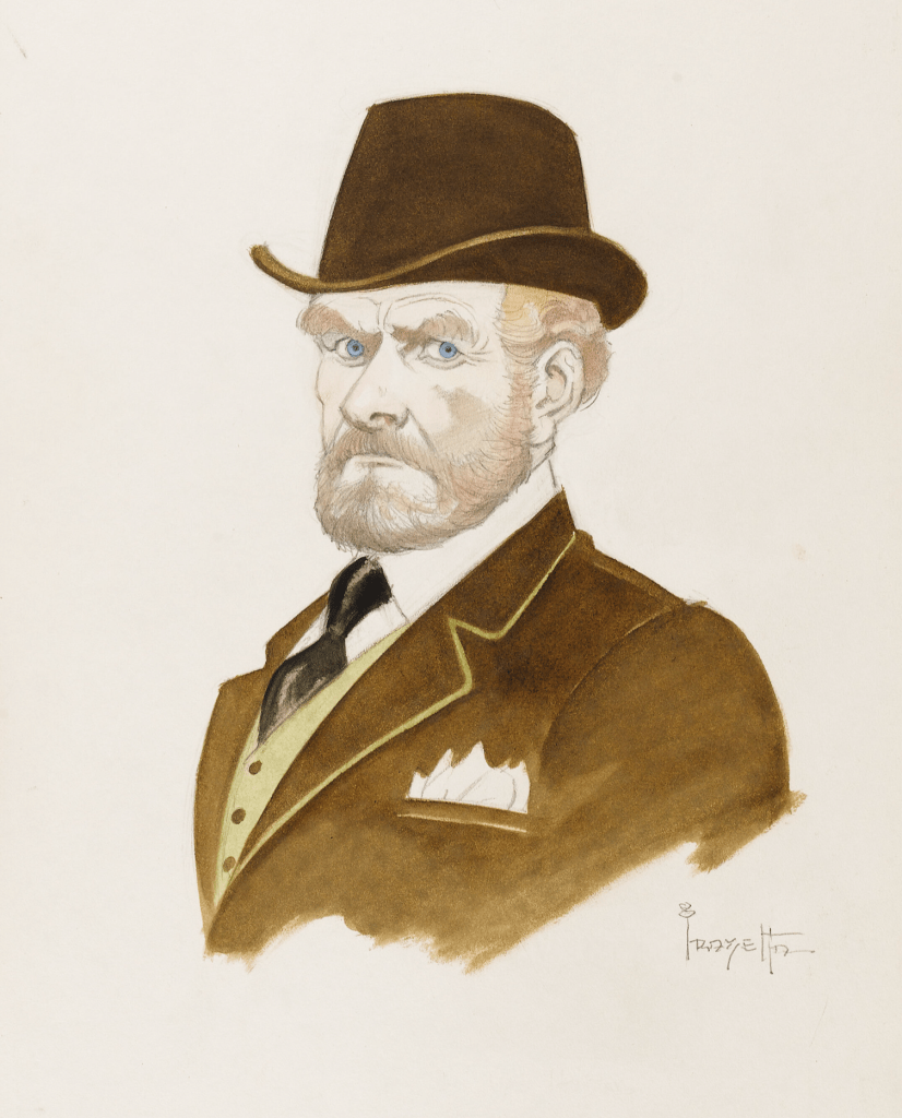 Van Helsing concept - mixed-media on paper