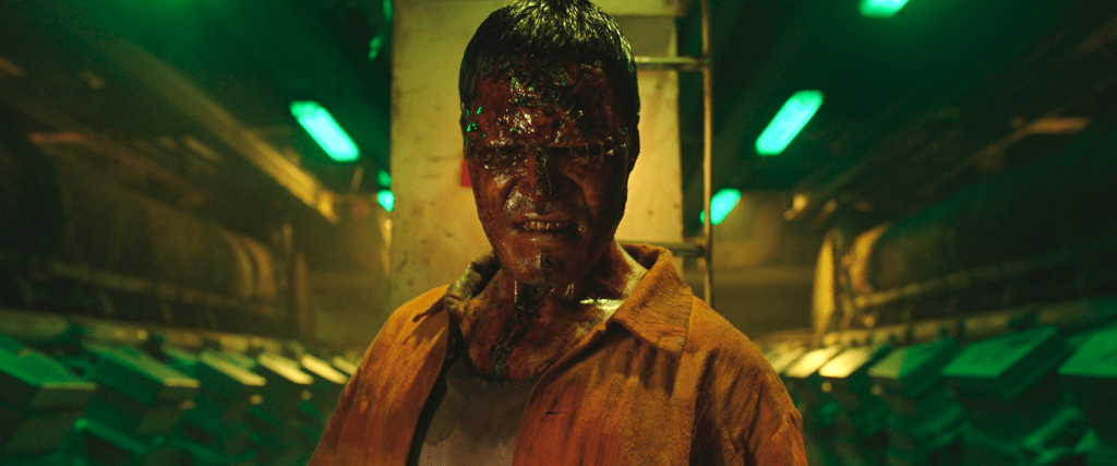 ...but once the zombie-like Alpha awakens he really goes on a killing spree!