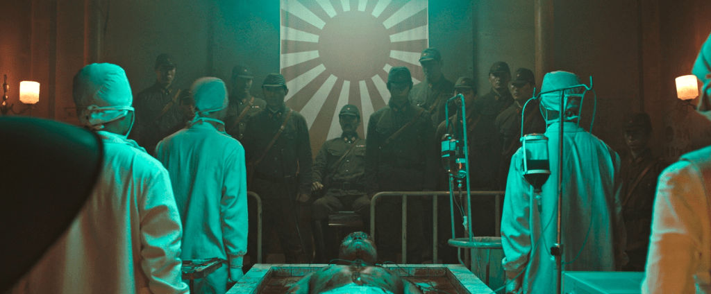 This scene doesn't end well for all the Japanese characters!