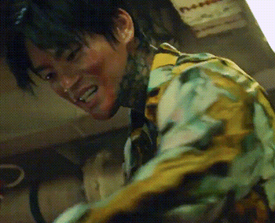 There's a lot of stabbing in this flick