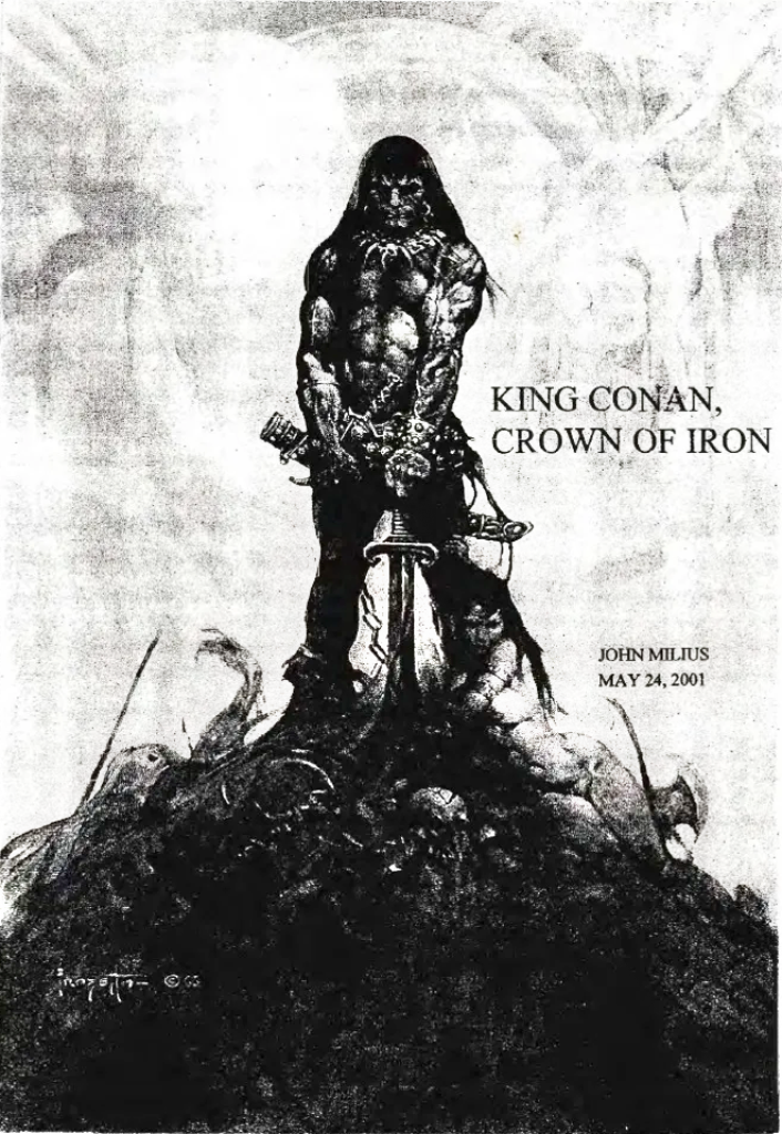 Cover page of John Milius' script