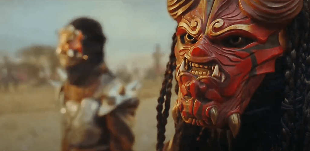 The lead villains all wear masks