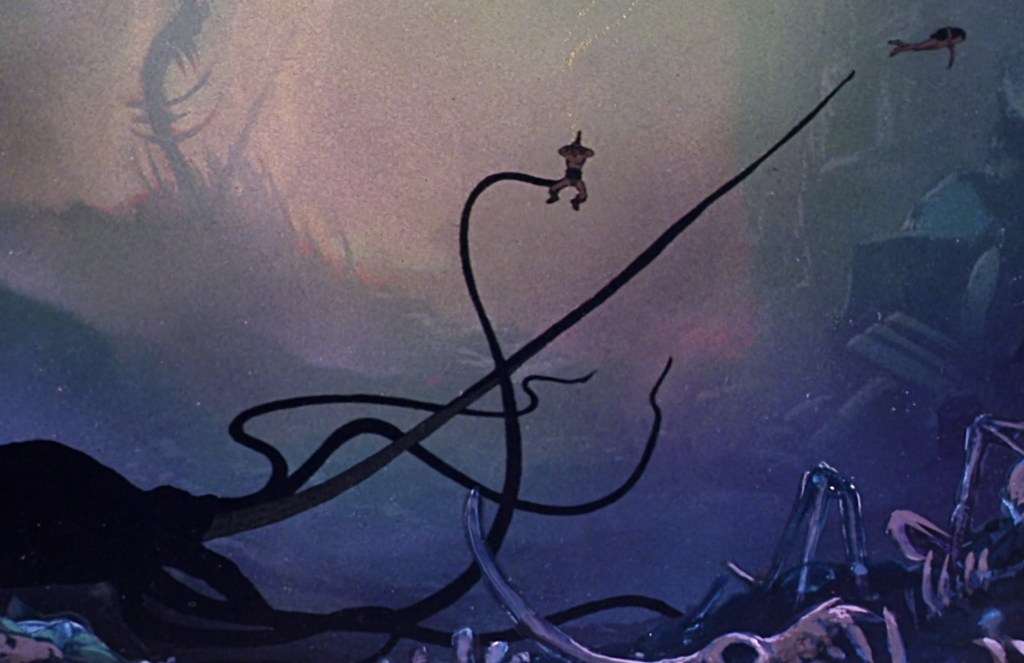 An enormous octo-monster attacks!