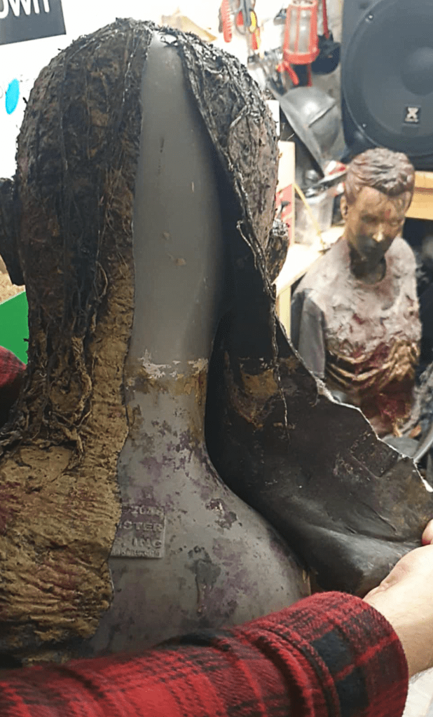 Above: two more shots of the Hoodie Zombie