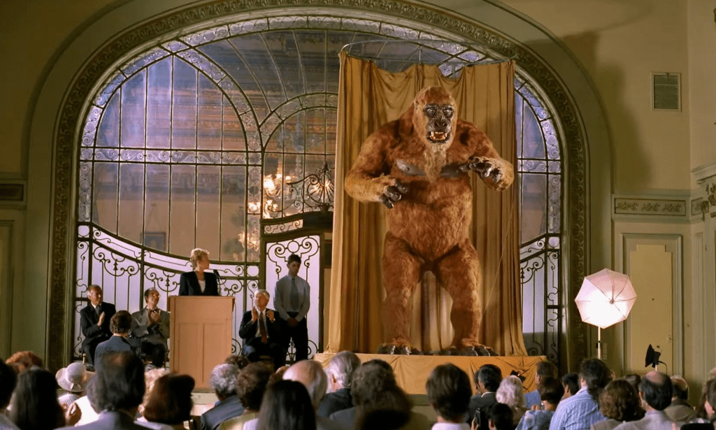 The yeti's body is displayed at a university