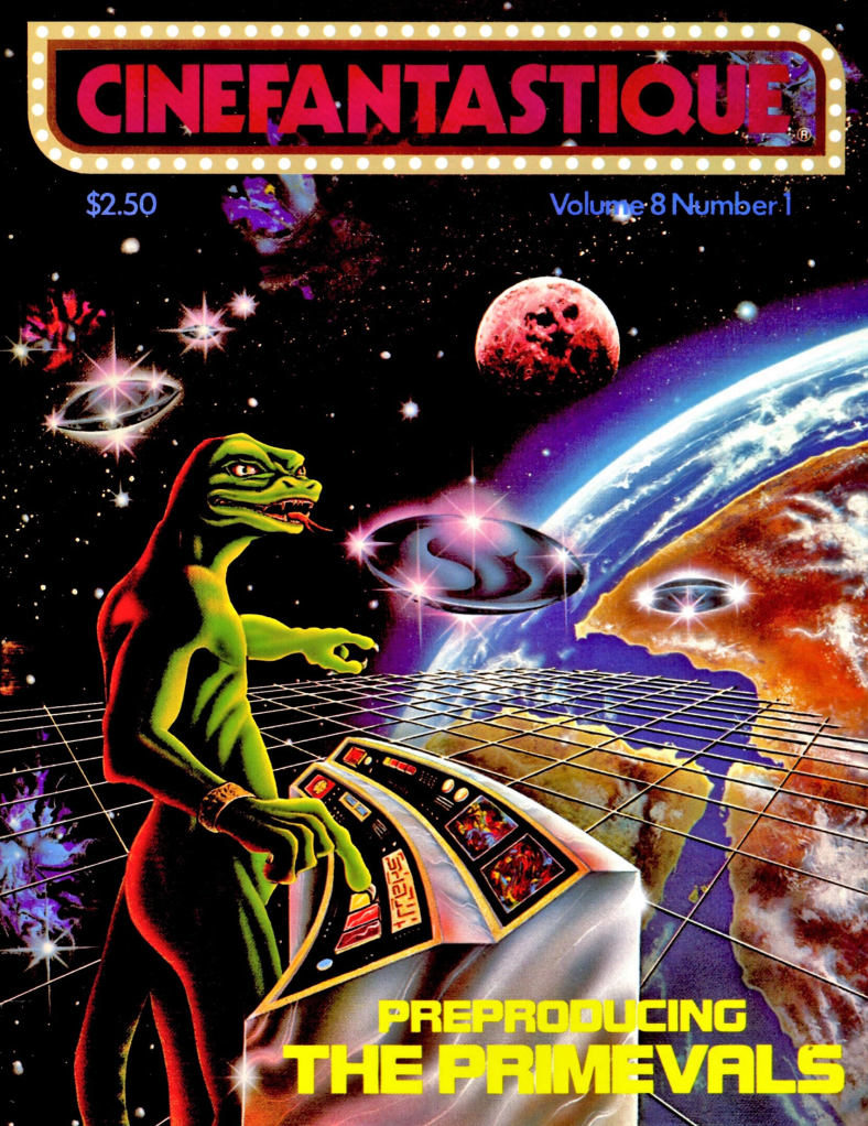 The issue of Cinefantasique that featured the river lizard preproduction drawing