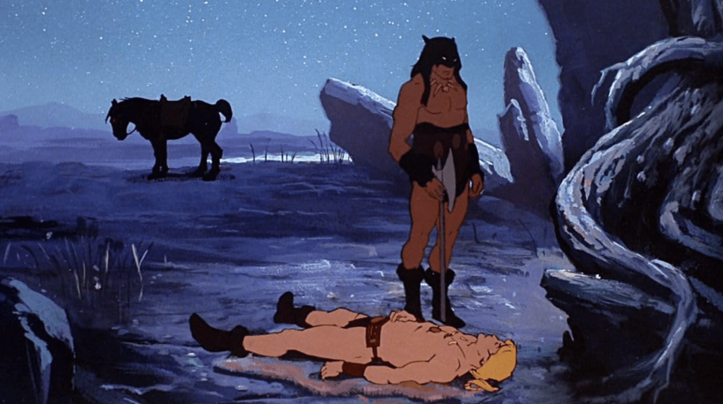 Above: five images from the film