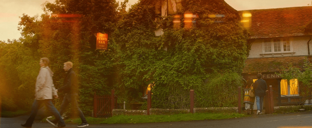 The film features lots of yellowy golds and greens for its colour palette