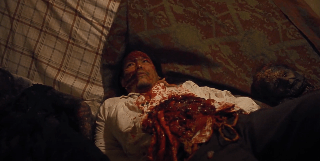 Disemboweled in the bordello!