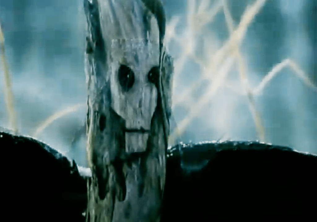 The crow turns into this evil stick!