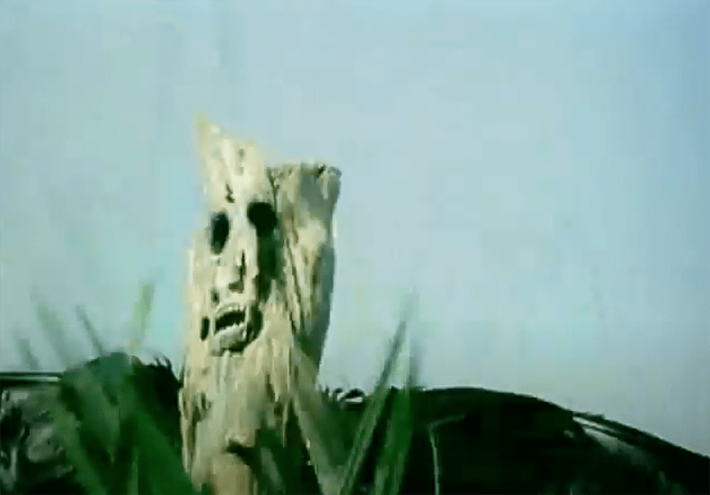 The branch-of-badness is swamped by the blades of grass.,..