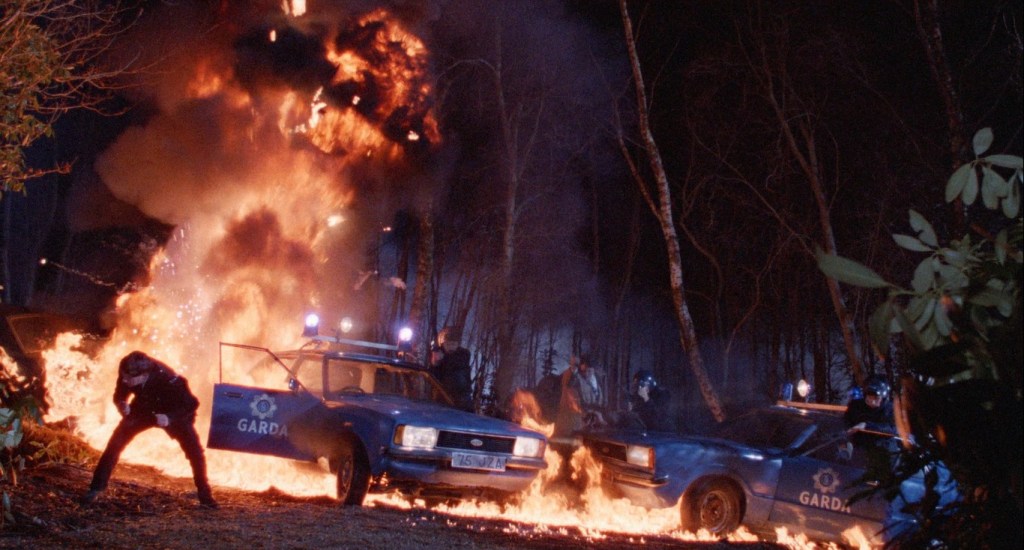 Irish coppers go up in flames!