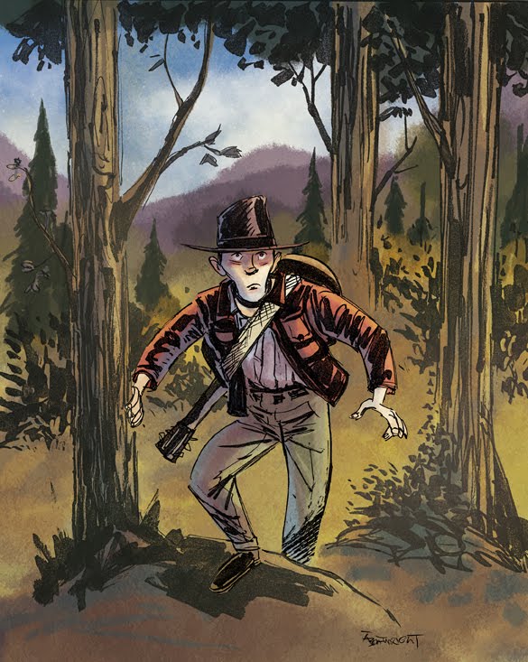 Another one of Thomas Boatwright's Silver John drawings produced for a graphic novel that never got produced. Shame!