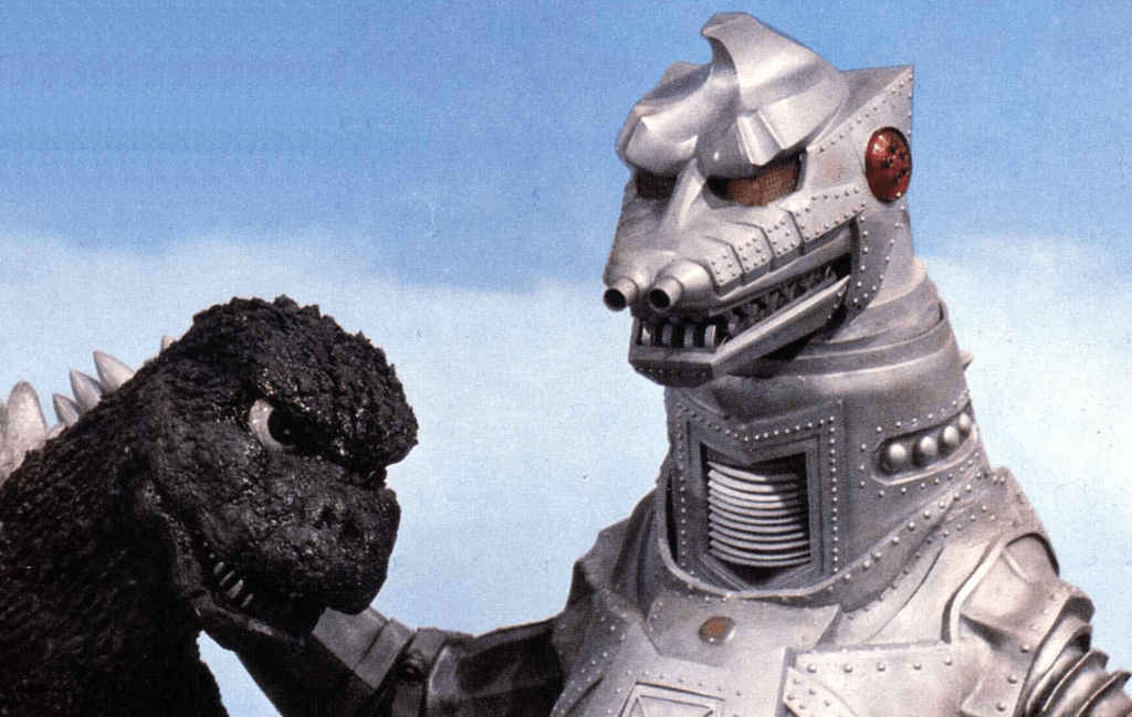 Godzilla and his robotic nemesis!