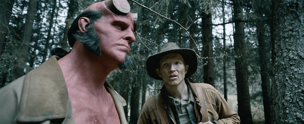Hellboy and Tom Ferrell