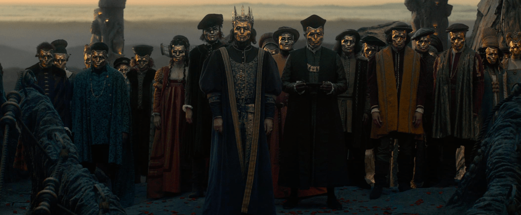 ...but when Henry and the royal court dress up like this, then you know it ain't going to end well...