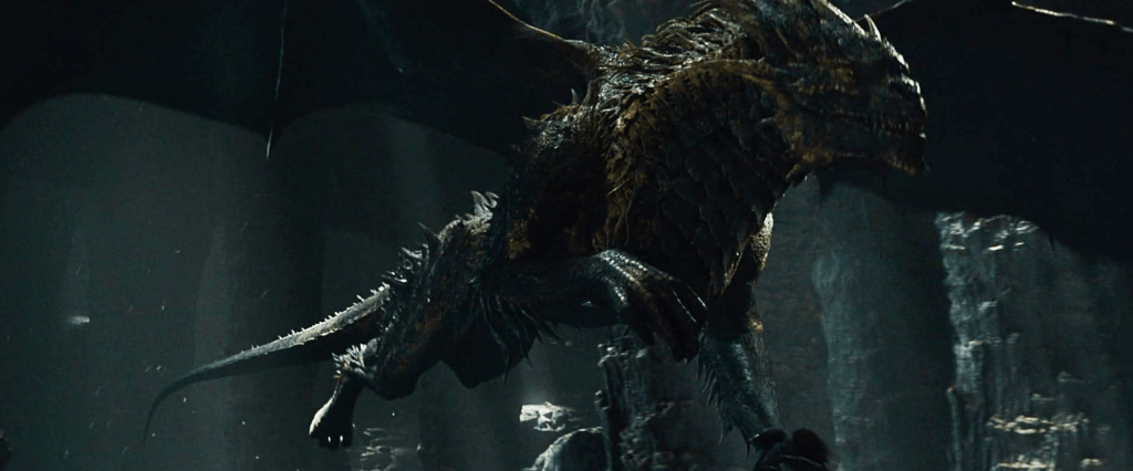 Many of the caves are large enough for the dragon to fly around in