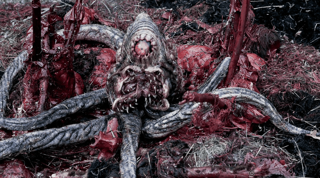 Yikes! It's a tentacled monster!