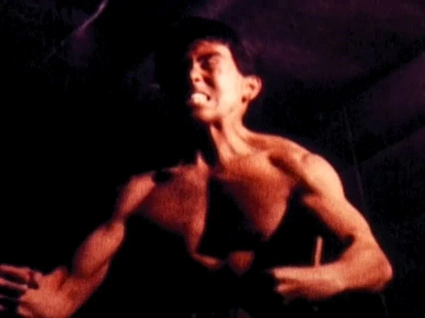 A shot from Bloody Muscle Body Builder in Hell