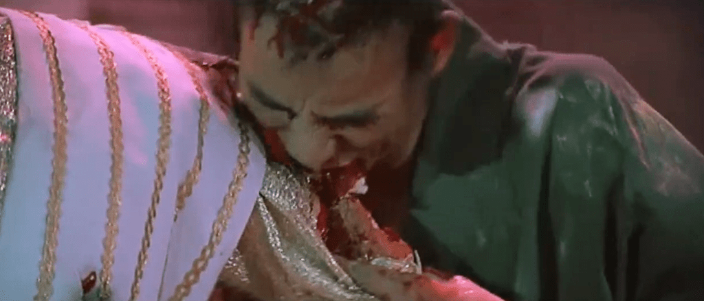 A ghost-corpse bites the hero!