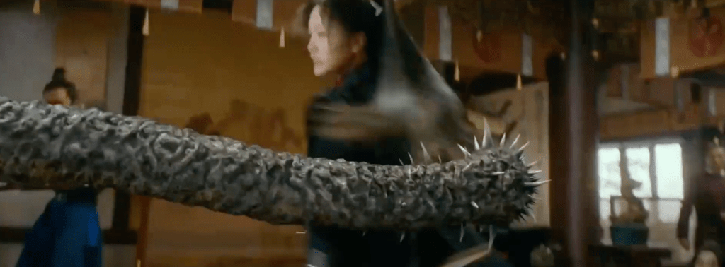 The spiked tentacle strikes!