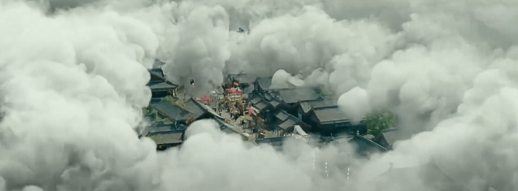 Fog envelopes the city