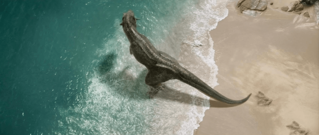 The movie starts off in the Cretaceous Period, and why not?