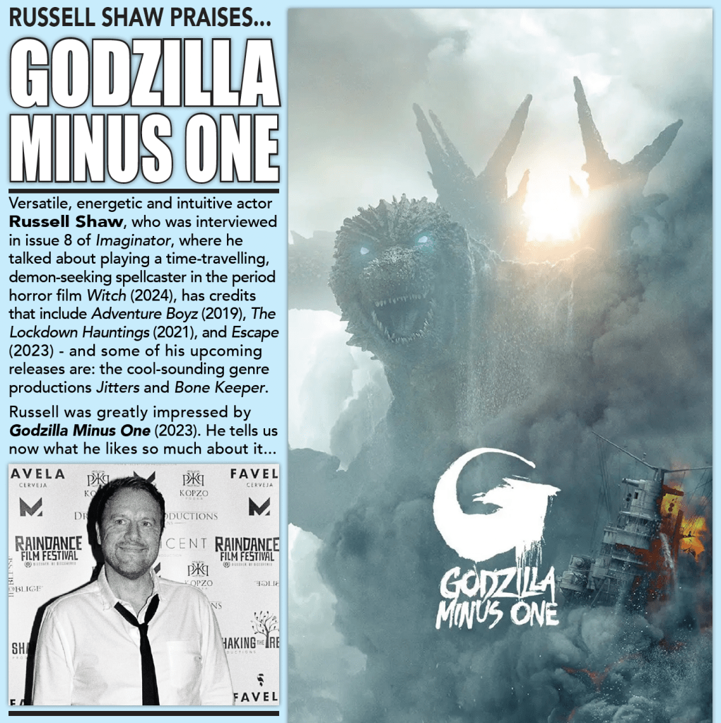 Actor Russell Shaw praises Godzilla Minus One