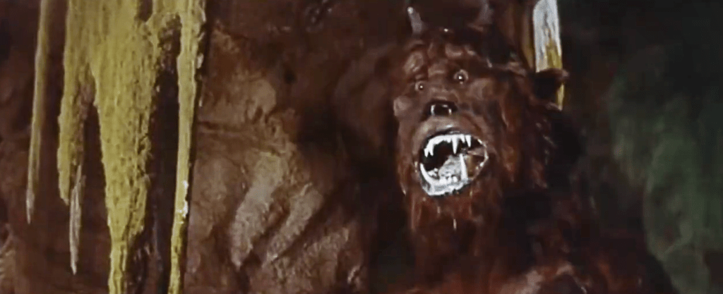 The Minotaur has some big, sharp teeth!