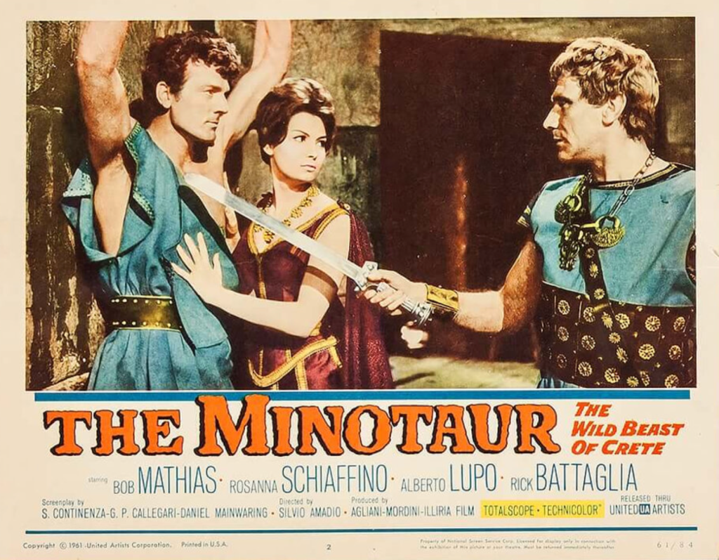 Bob Mathias, Rosanna Schiaffino and Alberto Lupo