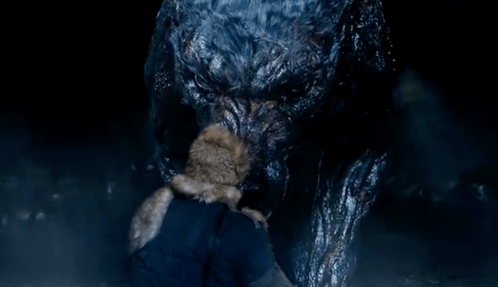 Song Wu faces-off against the giant wolf pack leader...