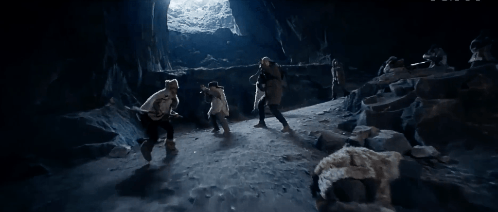 The wolf den is located in a large cave