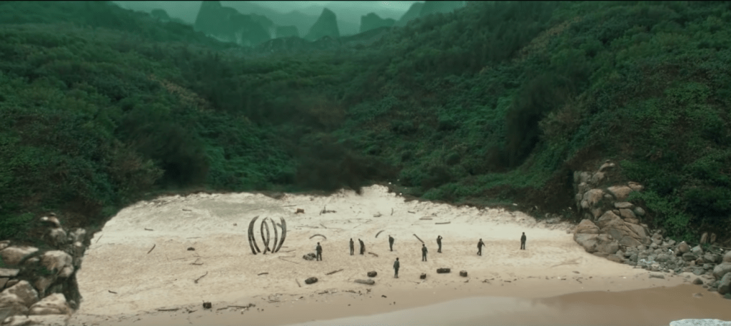 Checking out the Hell Island beach...