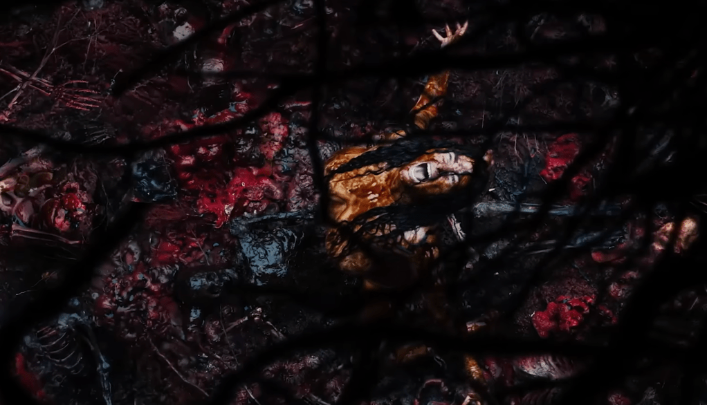 Above: two shots from a film that does boast a lot of striking imagery