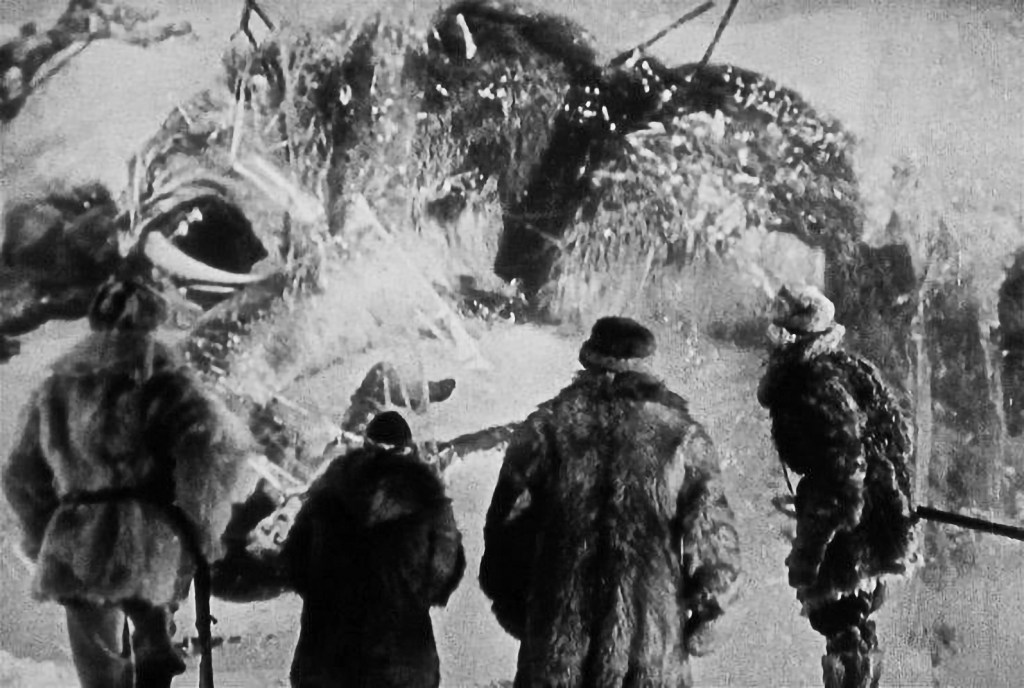 The sabre-toothed tiger found frozen in ice in SHE (1935)