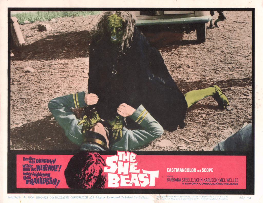 Above: two lobby cards for the film