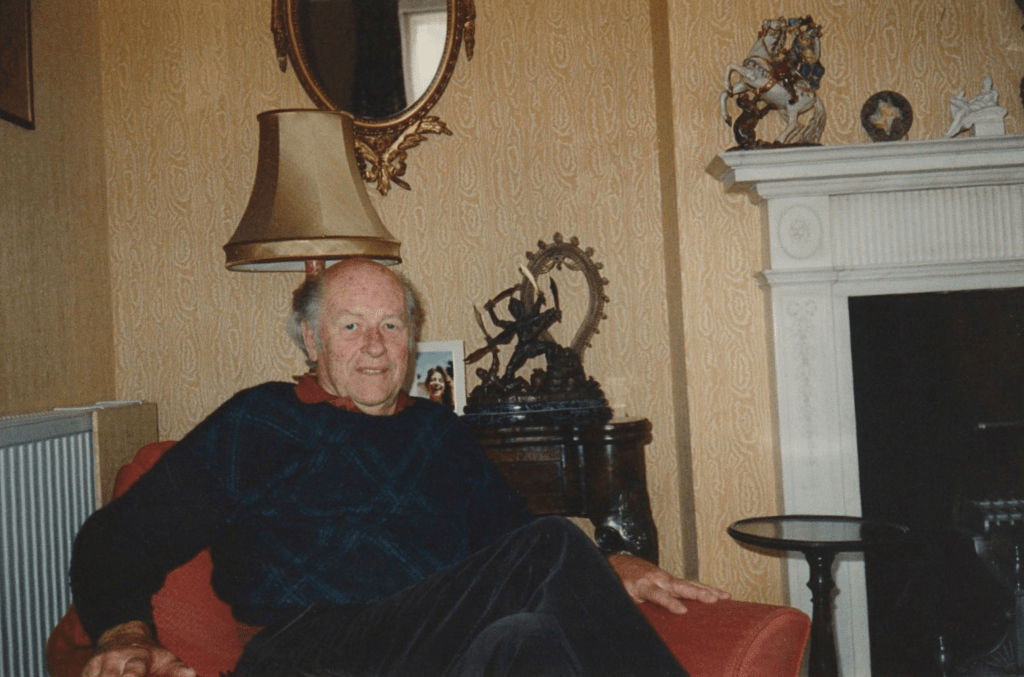 Here's a photo I took of Ray Harryhausen at his home in Holland Park, London, when I interviewed him in 1990 for my magazine Imaginator. Check out the Kali bronze behind Ray!