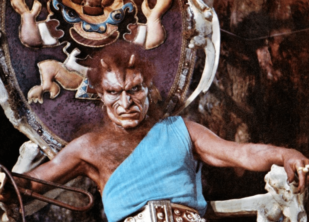 Neil McCarthy played Calibos in prosthetic makeup for the close-up dialogue shots in CLASH OF THE TITANS