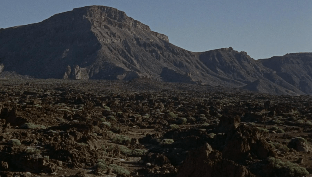 ONE MILLION YEARS B.C. boasted lots of fine rugged scenery