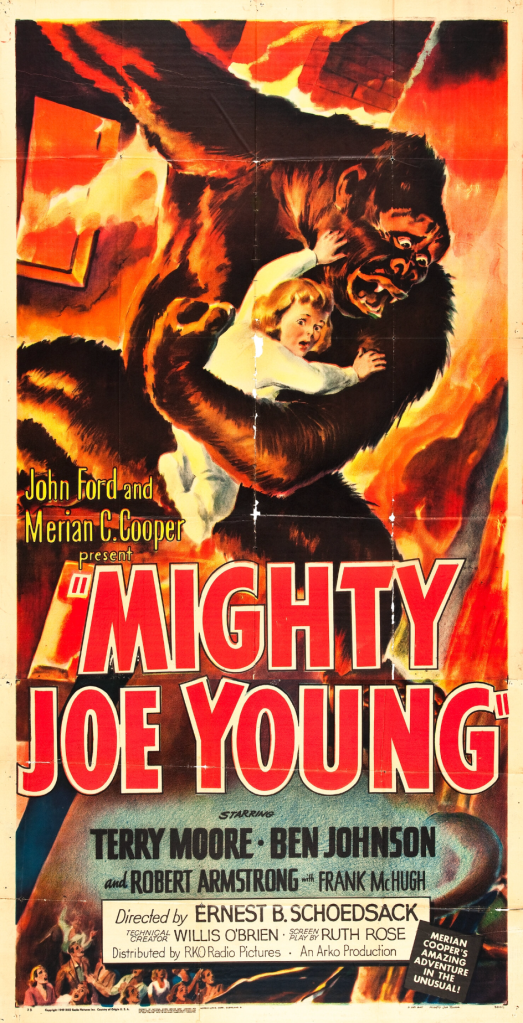 Three sheet poster for MIGHTY JOE YOUNG