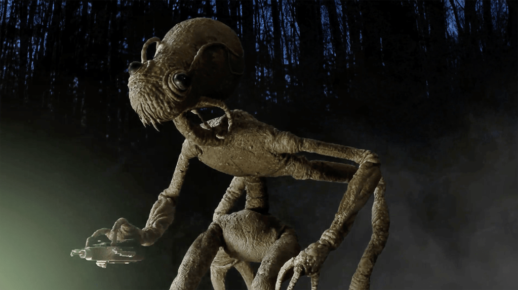 A stop-motion alien!